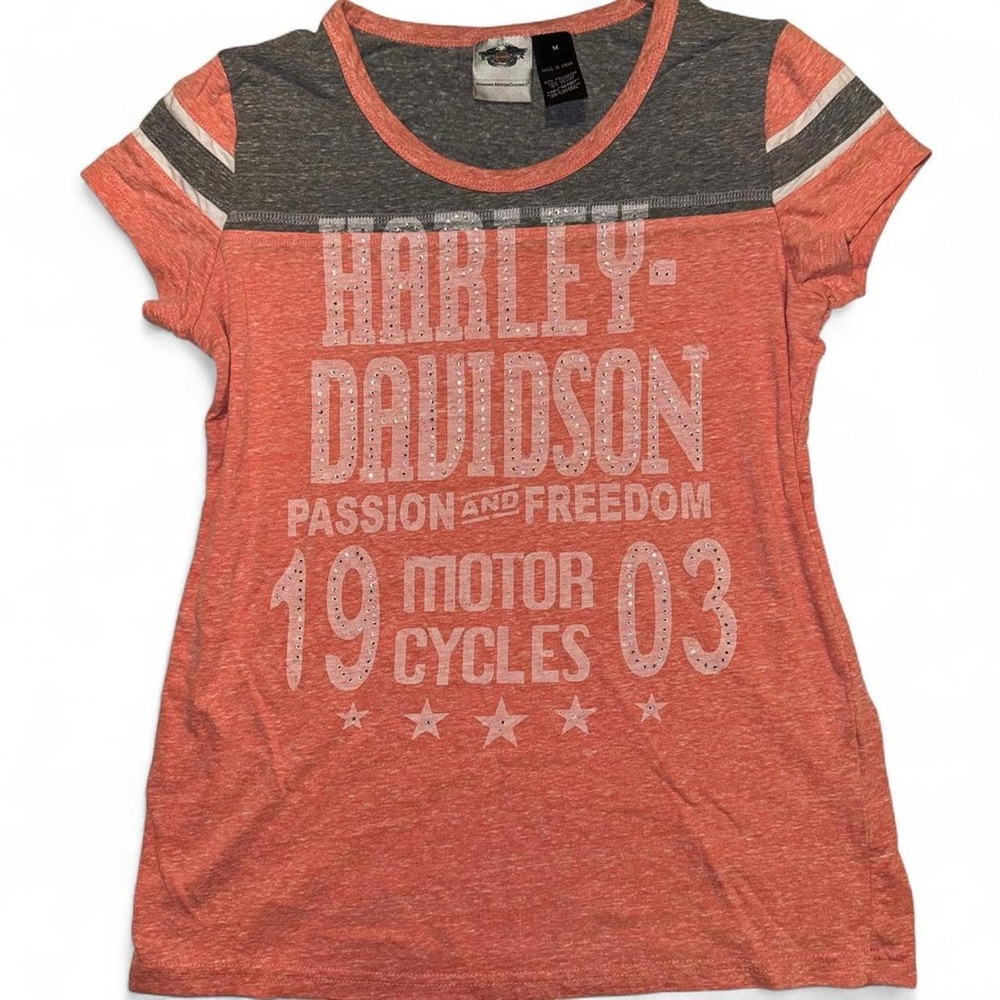 Harley-Davidson Short Sleeve Tee with Vintage Graphics
